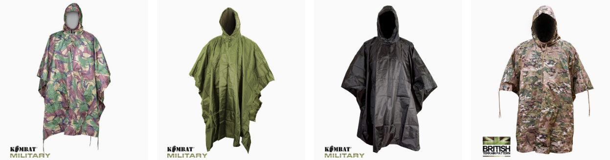 Kombat UK US Style Poncho